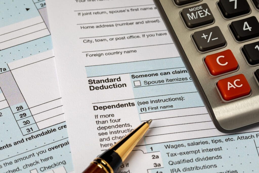 standard deduction versus itemized deductions